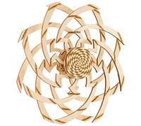 Wood Trick Hypnotic Vortex Puzzle 3D en Bois pour Adultes à Construire