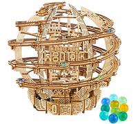 Wood Trick Marbre électrique motorisé en bois - Puzzles 3D en bois pour adultes à construire - 43,2 x 40,6 cm - Maquette en bois de labyrinthe en marbre pour adultes à construire