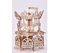 Wood Trick modélisme Carrousel en bois 30 cm marron 179 pièces Marron