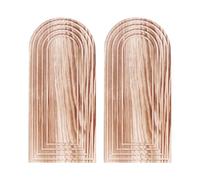 Wood Wall Planter - 2-Piece Set | Rustic Boho Wall Flower Vases for Indoor Plants, Perfect for Entryway, Hallway, Kitchen, Living Room, Bathroom, Dining Room, and Home Decor