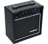 Woodbrass GE610 Amplificateur Combo pour Guitare Électrique - Ampli 10W idéal pour Guitariste débutant - Polyvalent, intuitif, Prise Casque : Parfait pour Apprendre