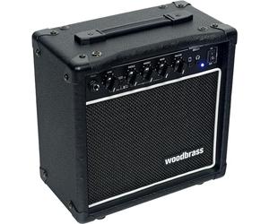Woodbrass GE820 Amplificateur Combo pour Guitare Électrique - Ampli 20W idéal pour Guitariste débutant et Amateur - Polyvalent, Reverb, Prise Casque : Parfait pour Jouer à la Maison