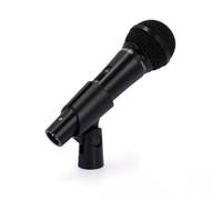 WOODBRASS MM5S - Microphone Dynamique Cardioide - Micro XLR Parfait pour la Sonorisation du Chant, Voix, Chorale et Instruments sur Scène Live ou Studio + Malette, Pince et Réducteur pour Pied