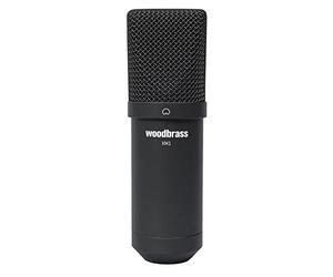 WOODBRASS XM1 Micro Voix et Instrument - Microphone XLR Cardioïde à Condensateur pour Broadcast et Enregistrement Streaming, Podcasting, Conférence, Home Studio Mao, Voix Off