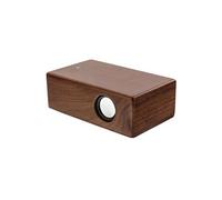 woodbrick - Haut-parleur - pour utilisation mobile - sans fil - Bluetooth - 3 Watt - noyer