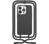 Woodcessories - Coque Avec Cordon Iphone 14 Pro Tour De Cou Noir