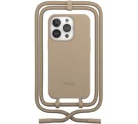 Woodcessories - Coque Avec Cordon Iphone 14 Pro Tour De Cou Taupe