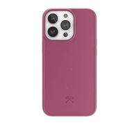 Woodcessories - Coque de téléphone Compatible avec Coque iPhone 13 Pro Max Rouge biodégradable. Fabriqué à partir de matériau d'origine végétale et respectueux de l'environnement
