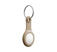 Woodcessories - Étui Bio Compatible avec Porte-clés AirTag Beige - Durable, fabriqué à partir de Plantes