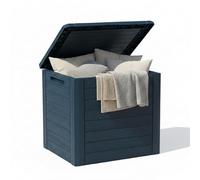 Prosperplast Coffre de jardin Woodebox MBWL140-S433 140 L Anthracite Plastique