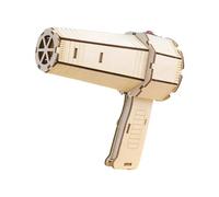 Wooden 3D Dryer Science Kit, 16x15x7.5cm, Hair Dryer Learning Toy, Experiment Building Project, School Projects, Classroom Activity, Home Study