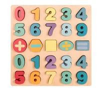 Wooden Alphabet Puzzle, 30x30x0.7cm Children Letter Puzzle Board | Interactive Alphabet Game, Skill-Building Play Tool for Classroom Preschool Home Travel Holiday Kindergarten Party