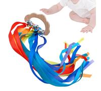 Wooden babyy Rattle Cloud Shape Easy Grip Sensory Development Toy