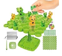 Wooden Balance Game - Interactive Skill Toy for Children and Adults, Stack Blocks to Build Stable Structures, Enhances Coordination, Patience, and Critical Thinking, Perfect for Home