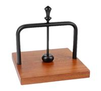 Wooden Base Napkin Distributeur de tablettes Weighted | Rétro Style Paper Holder with Heavy Arm, Rustique Tissue Storage Box for Dining Room, Kitchen Counter, Coffee Shop, Pub, Decorative Paper