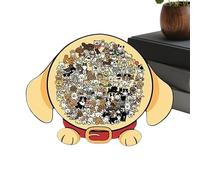 Wooden Bear Jigsaw Puzzles - 135 Piece Fun Animal Shaped Challenging Game | Animal Puzzles for Kids Family Free Time Party Home Office School Birthday