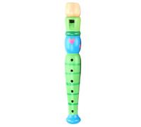 Wooden Cartoon Flute - 6 trous pour | Educational Wind Instrument For And | Musical Literacy And Sensory Development Toy, Smooth Durable Wood Design