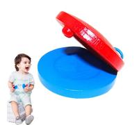 Wooden Castanets | Kid Wooden Castanet | Funny Hand Castanets, Spanish Hand Percussion Instruments for Kindergarten Stage Performances, Music Lessons Instrument Spain Souvenir Gift