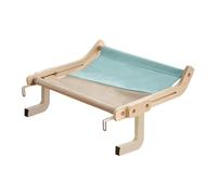 Wooden Cat Window Perch Hammock 47x38cm Sturdy Pet Resting Seat