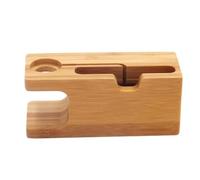 Wooden Charging Station - 2-in-1 Stand | Smartwatch & Phone Desktop Organiz