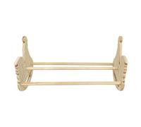 Wooden Chicken Perch, Bird Roosting Ladder,Durabled Multilevel Desig Easy to Install Frame, Natural Pet Rest Stand Ideal for Indoor and Outdoor Coops, 12.6x5.71x6.69 inches