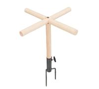 Wooden Chicken Perch Toy for Coop | Rooster Perch Stick for Poultry Birds | Multi-Purpose Bird Perch for Macaws, Parakeets, and Sparrows | Pet Bird Roosts Stand for Chickens and Outdoor Coop Use