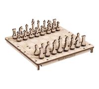 WOODEN CITY 3D jeu de puzzle échecs et dames 2in1
