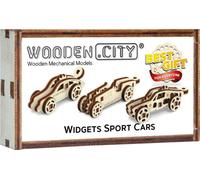 WOODEN CITY 3D puzzle mini set Widgets : voitures de sport 42 pièces