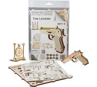 WOODEN CITY 3D-Puzzle Pistolet Légende BRT-9, 31 pièces