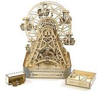 WOODEN CITY Grande Roue, Bois, Blanc, 220 x 260 x 322 cm, 3 unités Blanc G