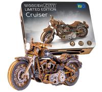 WOODEN.CITY Motorbike Cruiser V-Twin Limited Edition Puzzle 3D