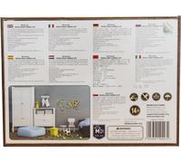 WOODEN CITY Plan de ville en bois avec animaux taille M (57x38cm)