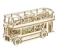 Wooden City Puzzle 3D en bois London bus 23.2 cm Bruin G