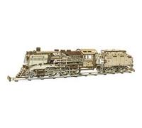 Wooden City Puzzle 3D en bois train express & wagon à charbon 60 cm Marron G