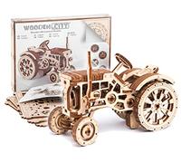 WOODEN.CITY Puzzle 3D Tracteur - Kit Modèle en Bois à Construire