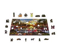 Wooden.City Puzzle en Bois 300 pièces vélos d'Amsterdam