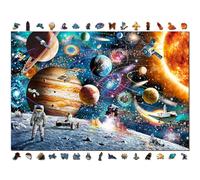 Wooden.City Puzzle en bois de 2000 pièces - Odyssée de l'espace - Unique et insolite avec des pièces formées Puzzle mosaïque défi pour enfants et adultes Cadeau d'anniversaire incroyable 801 x 532 mm