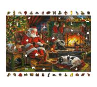 WOODEN.CITY Puzzle en bois de 2000 pièces - Sieste de Noël - Pièces de forme unique - Puzzles vintage pour adultes et adolescents - Grand puzzle AL 2000-0163-XXL