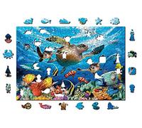 Wooden.City Puzzle en Bois de 500 + 5 pièces - Vie de la Ferme - Unique et Insolite avec des pièces formées - Puzzle mosaïque défi pour Enfants et Adultes - Cadeau d'anniversaire Incroyable