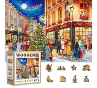 Wooden.City Puzzle en Bois - Puzzles De Jigsaw Inhabituels Uniques avec des Pièces en Forme d'animal - Puzzle De Mosaïque Difficile pour Enfants Et Adultes - Puzzles De Jigsaw