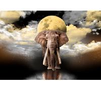 WOODEN CITY Puzzle en bois Rêves d'éléphant 2in1, 75 pièces ECO