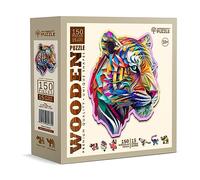 Wooden City Puzzle en bois Tigre M 150 pièces 20x20 cm