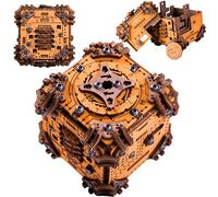 WOODEN.CITY Tesseract's Secret - Boîte de puzzle en bois pour adultes - Kit casse-tête 3D - Escape Room in a Box Challenge - Cadeau unique pour homme et femme - Fabriqué en UE - Puzzles 3D en bois