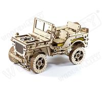 Wooden City – Modèle de voiture 4x4 Jeep WR309 – Bois – 570 pièces