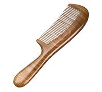 Wooden Comb for Women, Handmade Comb Hair Detangler, Ergonomic Curly Hair Comb, Scalp Massager, Sandalwood Detangling Comb for School Travel, Sandalwood Comb for Thick Hair