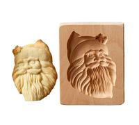 Wooden Cookie Molds - Kitchen Baking Dessert Tools | Wooden Cookie Stamp Set for Baking, Crafting, Dough Shaping, Halloween, Christmas, Shortbread or Gingerbread