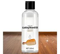 Wooden Cutting Board Oil - Anti Cracking, 100ML Bottle with Precision Seal, Food Safe Mineral Material, Deep Grain Penetration, Protective Seasoning for Butcher Blocks and Tableware