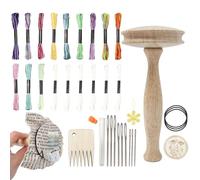 Wooden Darning Tool - Darning Supplies Kit | Darnîng Tool | Detachable Wooden Professional | Sewing Thread Patching Tools Set for Weaving Needlework Adults Women Handicraft Lovers Clothes