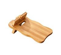 Wooden Desk Phone Stand - Detachable Solid Wood Cradle | Charging Base Hold | Desk Phone Holder Wood Stand For Home Classroom Dorm Room Nightstand Library Cafe Men Women Students