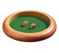 Wooden Dice Tray, 22cm